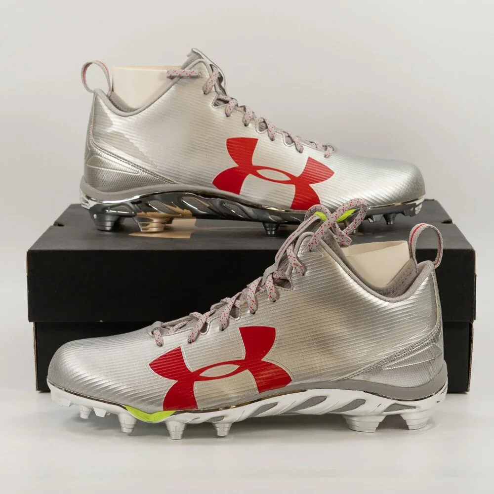 Under Armour Team Spine Fierce MC 'Metallic Silver' 1287494-099 Football size 14